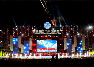 China De hoogte verfrist het Stadium de LEIDENE van P3.91/van P4.81 SMD Schermen 500 x 500mm leidde het Muurscherm leverancier