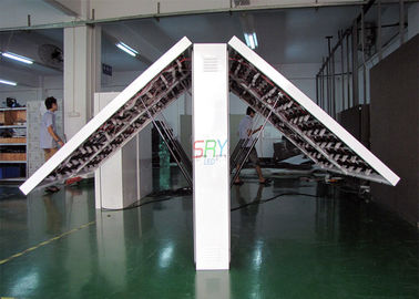 China Van de tweezijdige RGB Openlucht Volledige Kleuren LEIDENE de Vensters die Vertoningsaffiche LEIDENE reclametekens hangen leverancier