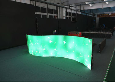 China PH5.95 500mm x 500mm de Gebogen LEIDENE Schermen, gebogen IP65 leidde panelenvertoning leverancier