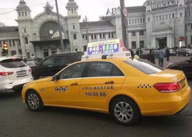 draadloze LEIDENE van 1R1G1B 3in1 Vertonings6500nits LEIDEN Mobiel Aanplakbord voor Taxi leverancier
