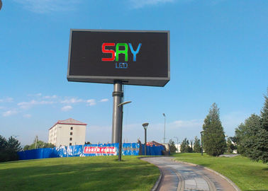 De Openlucht LEIDENE van de pixelhoogte Reclameschermen met Grote het Bekijken Hoek, 10mm LEIDENE vertoning leverancier
