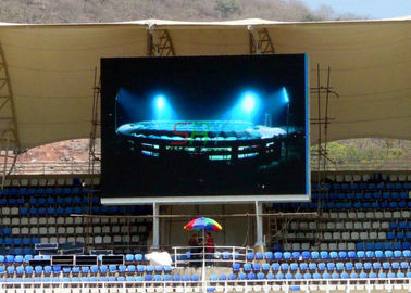 10mm Openlucht Volledige Kleuren LEIDENE Vertoning, het Hoge LEIDENE van het Helderheidsstadion Scherm leverancier