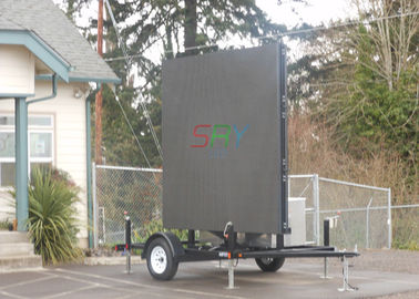 960mm x 960mm van de LEIDENE Mobiele LEIDEN Vrachtwagen Asynchrone Controle Mobiel Aanplakbord leverancier
