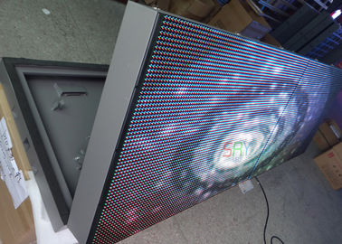 Gemakkelijk handhaaf IP65 het Openlucht Volledige Kleuren LEIDENE Vertoningskabinet P 10 muurvertoning leidde leverancier