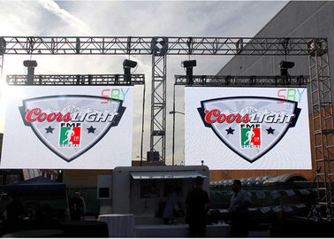 SMD 3535 Mobiele RGB de Huur LEIDEN van PH8mm Vertoningsstadium 640mm x 640mm leverancier