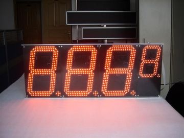 10 leidde de duim rf-van de Afstandsbediening Digitale Rode Doorlooptijd en Temperatuur Olieprijs Tekens leverancier